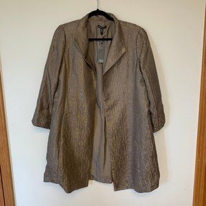 Brown Metallic Eileen Fisher Jacket NWT